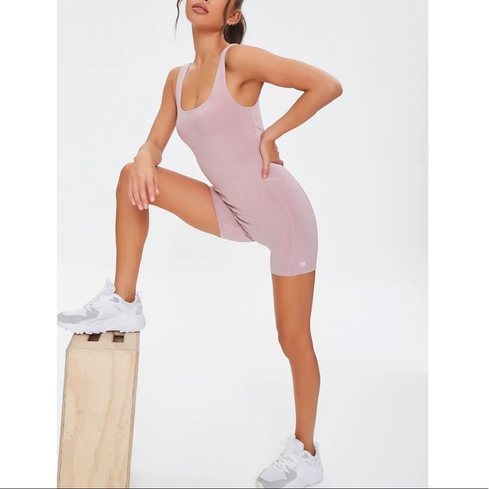 Active Fitted Tank Romper